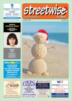 Cover page of Streetwise magazine in Spain, issue 2021 12 no. 285