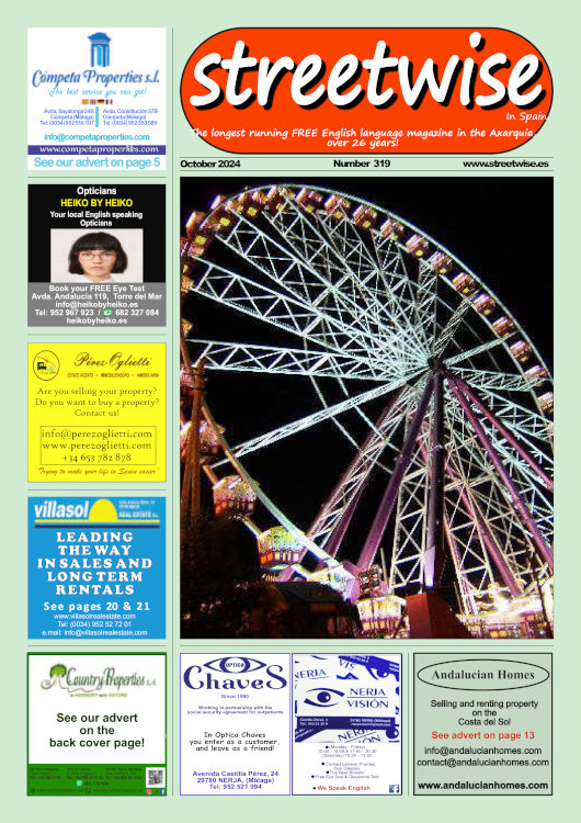 Streetwise magazine front page, year 2024 month 10, issue 319