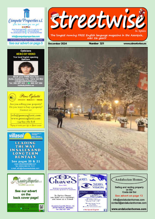 Streetwise magazine front page, year 2024 month 12, issue 321