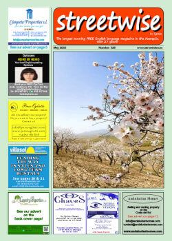 Cover page of Streetwise Magazine in Spain, issue 2025 05 no. 326 with link