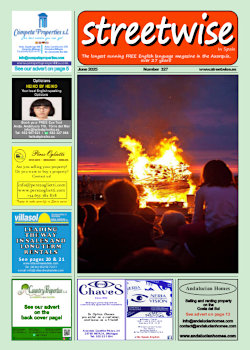 Cover page of Streetwise Magazine in Spain, issue 2025 06 no. 327 with link